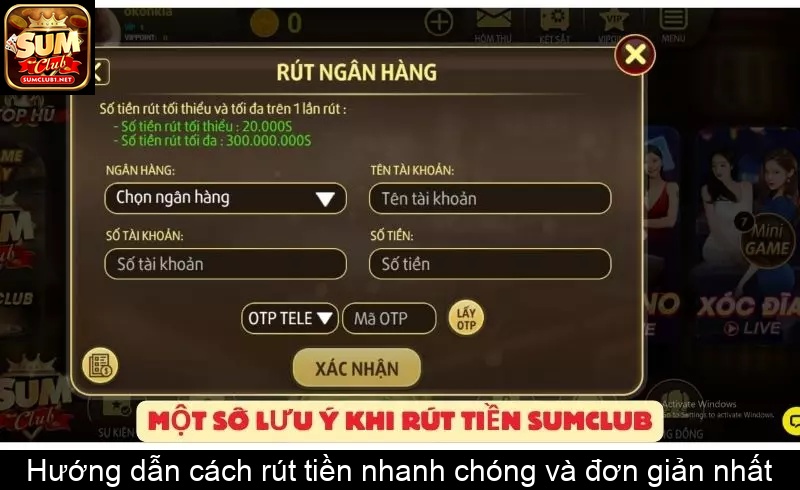 Hướng dẫn cách rút tiền nhanh chóng và đơn giản nhất