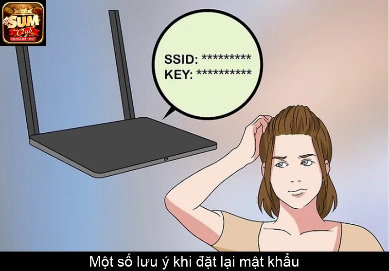 Một số lưu ý khi đặt lại mật khẩu