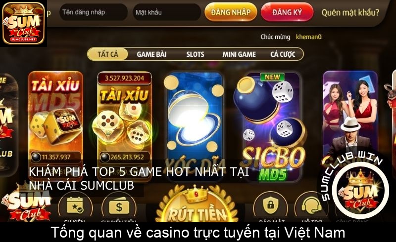 Tổng quan về casino trực tuyến tại Việt Nam