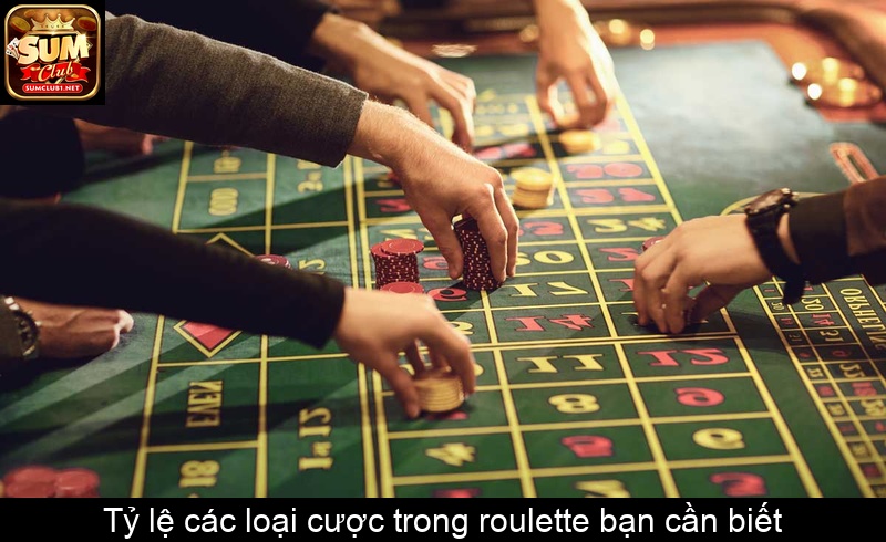 Tỷ lệ các loại cược trong roulette bạn cần biết